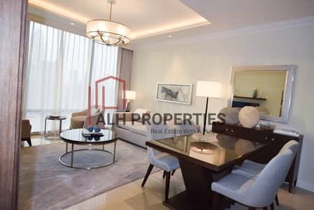 1 Bedroom Flat for Rent in Downtown Dubai, Dubai - Exquisite | Burj Khalifa View | Serviced Apartment