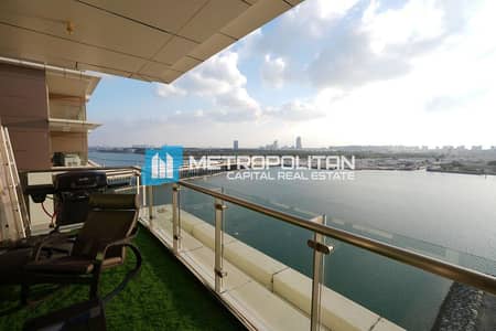 3 Bedroom Flat for Sale in Al Reem Island, Abu Dhabi - Semi Furnished 3BR+M|Canal View|Luxury Living