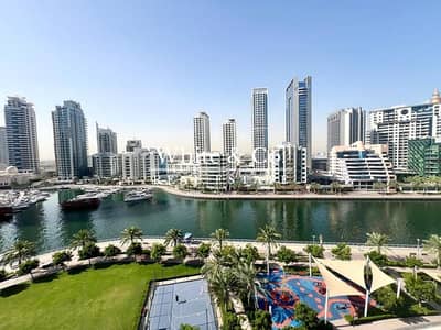 2 Bedroom Flat for Rent in Dubai Marina, Dubai - Marina View | 2 Parking Space | Maid Room