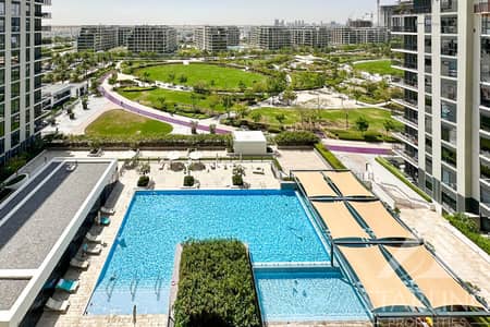 2 Bedroom Flat for Rent in Dubai Hills Estate, Dubai - Park and Pool View | High Floor | Chiller Free