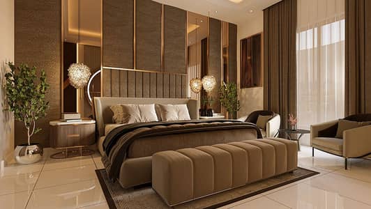 فلیٹ 1 غرفة نوم للبيع في أبراج بحيرات الجميرا، دبي - viewz1_MASTER-BED-ROOM-RENDER. jpg
