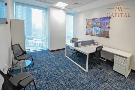 Office for Sale in Business Bay, Dubai - Fitted| Bright and Spacious |Furnished |4 Parkings