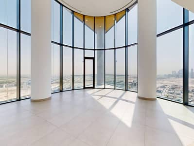 4 Bedroom Flat for Sale in Sobha Hartland, Dubai - Beautiful Duplex | Vacant | Burj Khalifa View