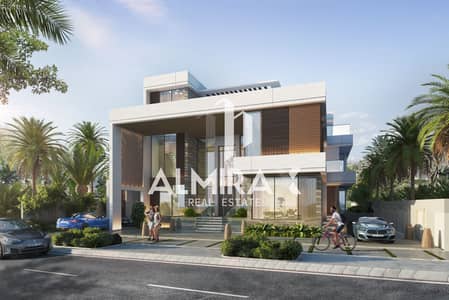 6 Bedroom Villa for Sale in DAMAC Lagoons, Dubai - V1000 Morocco -  Front. jpg