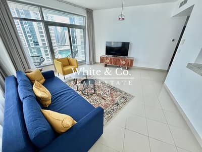 1 Bedroom Apartment for Rent in Dubai Marina, Dubai - Marina Views | Open-Plan Layout | Balcony