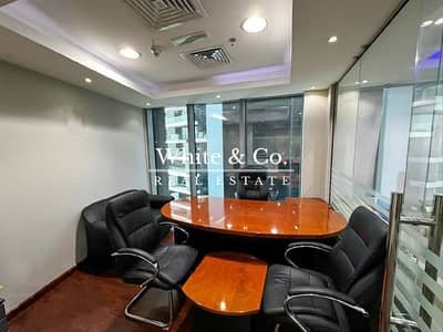 Office for Rent in Business Bay, Dubai - Furnished Unit | Burj View | Vacant now
