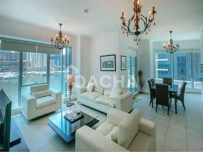 2 Bedroom Flat for Rent in Dubai Marina, Dubai - Fully Furnished I MARINA VIEW I Large Layout