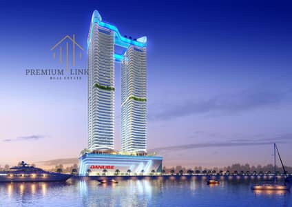 1 Bedroom Apartment for Sale in Dubai Maritime City, Dubai - D-MC-Night-View-2023-09-07-hi-res-(2). jpg