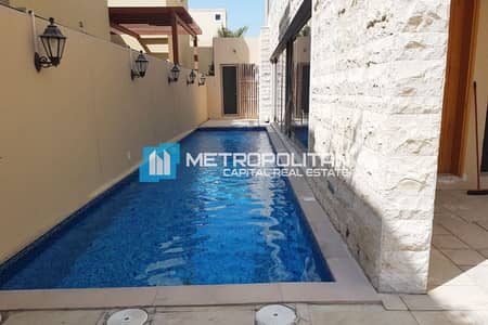 5 Bedroom Villa for Sale in Al Raha Gardens, Abu Dhabi - Huge 5BR Villa | Private Swimming Pool | Own It