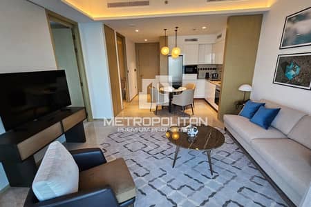 1 Bedroom Hotel Apartment for Rent in Dubai Creek Harbour, Dubai - Burj Khalifa View | Branded 1BR | Fully Furnished