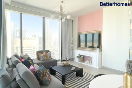 2 Bedroom Flat for Rent in Downtown Dubai, Dubai - Balcony | Fully Furnished |Available now