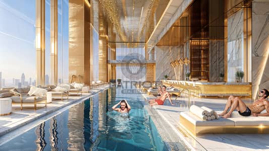 2 Bedroom Flat for Sale in Jumeirah Lake Towers (JLT), Dubai - Roof Top Pool bar. jpg