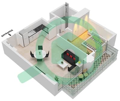 Celadon - 1 Bedroom Apartment Type/unit A3 / UNIT 3 FLOOR 1,3 Floor plan