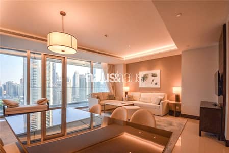 2 Bedroom Apartment for Rent in Downtown Dubai, Dubai - Luxury Living | Burj View | Large Balcony