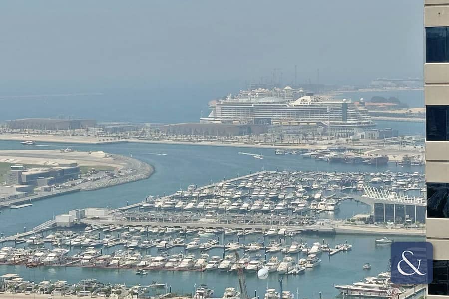位于迪拜码头，滨海山岭塔楼 1 卧室的公寓 82000 AED - 8968113