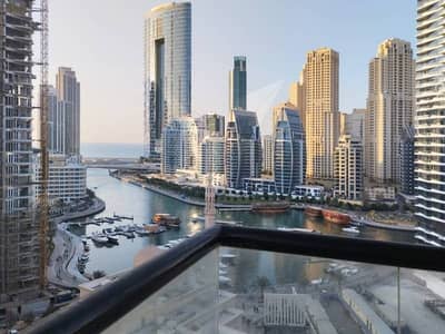 2 Bedroom Flat for Rent in Dubai Marina, Dubai - Marina View | Next to Metro | High Floor | 2BR