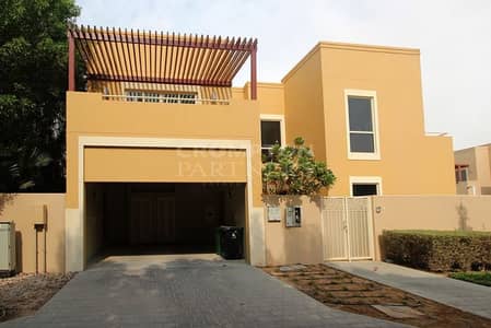 3 Bedroom Townhouse for Rent in Al Raha Gardens, Abu Dhabi - Type 11 S | Backyard Garden | Gated Community