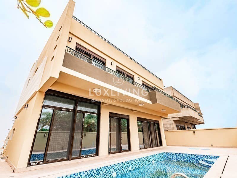 位于朱美拉三角小镇(JVT)，JVT第1区，1B区 5 卧室的别墅 6200000 AED - 8968645