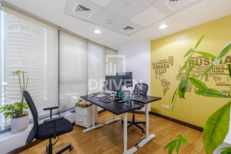 CAT-A  Fully Furnished office | DMCC | Well Kept