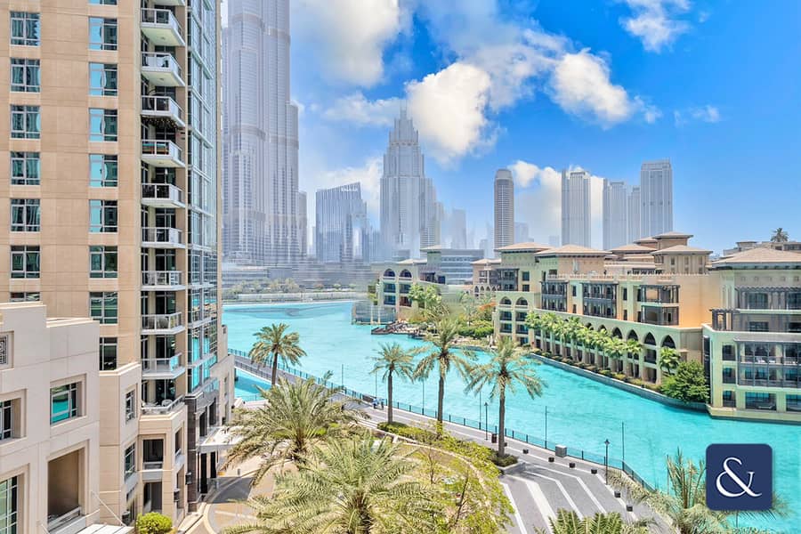 2 Beds | Fountain And Burj View | Vacant