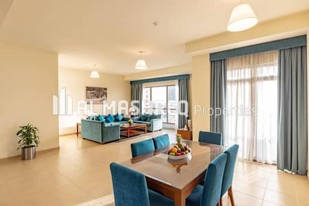 3 Bedroom Apartment for Rent in Jumeirah Beach Residence (JBR), Dubai - Huge Layout I All Inclusive Bills I Sea View