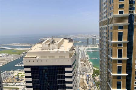 3 Bedroom Flat for Rent in Dubai Marina, Dubai - Vacant I High Floor I Palm and Sea Views