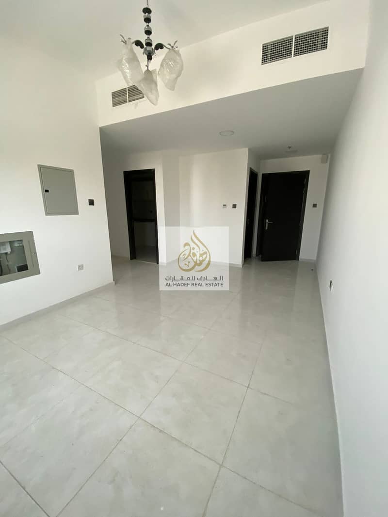 A large room and hall, 2 bathrooms and a balcony, close to the Corniche, super deluxe finishes.