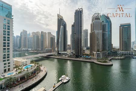 3 Bedroom Flat for Rent in Dubai Marina, Dubai - Marina View | 2 Balconies | Corner Unit