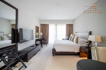 Studio for Rent in Dubai Marina, Dubai - Fully Furnished | Vacant | Hotel Amenities Access