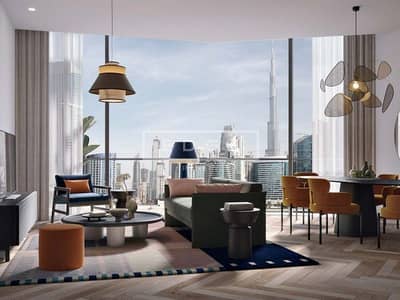 شقة 1 غرفة نوم للبيع في الخليج التجاري، دبي - interior-living2-1024x699. jpg