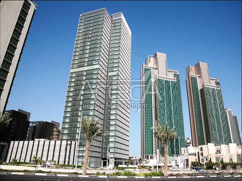 Sea Front Core n Shell in Tamouh Tower! Big Office Space in Al Reem Island