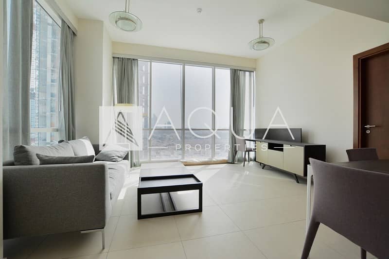 Furnished 1 Bed | Sea View on High Floor