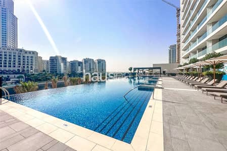 1 Bedroom Flat for Rent in Dubai Creek Harbour, Dubai - Brand New | Infinity Pool | Built-in Kitchen