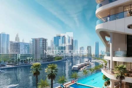 1 Bedroom Flat for Sale in Business Bay, Dubai - Canal and Burj Khalifa View | Cozy 1 Bed | Resale