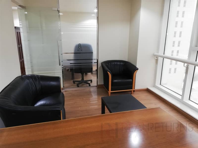 A Beautiful Office with Partitions IN JLT [EC]
