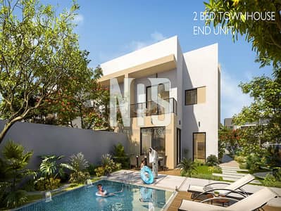 2 Bedroom Townhouse for Sale in Yas Island, Abu Dhabi - Hot deal!! Big Plot | Single Row 2 Bedrooms Townhouse in The Dahlias