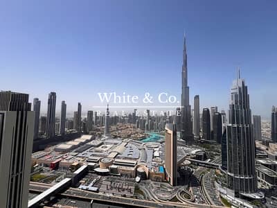 3 Bedroom Flat for Rent in Za'abeel, Dubai - Full Burj View | Unfurnished | High Floor