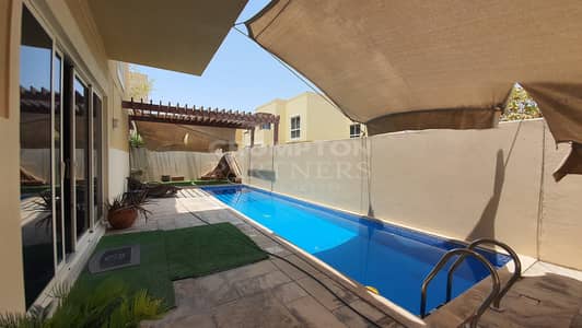 4 Bedroom Villa for Rent in Al Raha Gardens, Abu Dhabi - Vacant Now | Private Pool | Garden | Maids Rooms