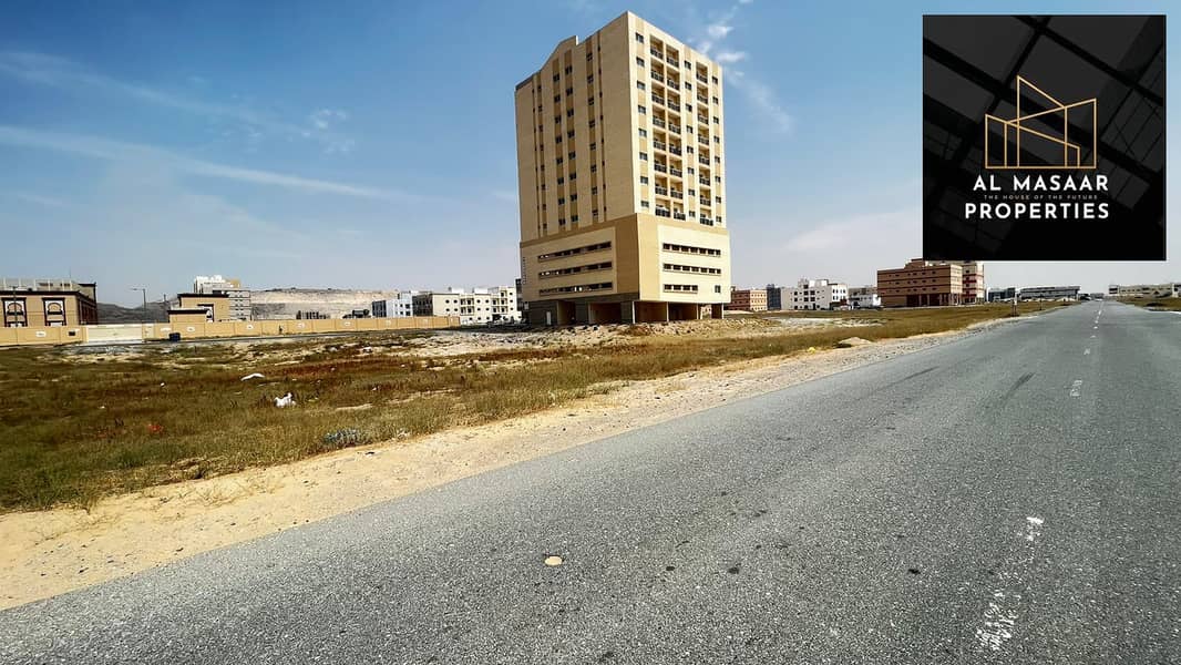 For sale land in Ajman high residential commercial ground and 4 floors excellent location and excellent price including registration fees