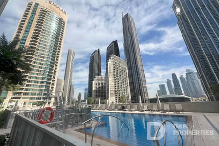 1 Bedroom Apartment for Rent in Downtown Dubai, Dubai - Sunset and Sea View | High Floor | Fully Furnished
