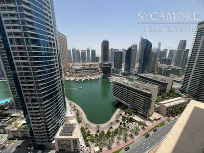 1 Bedroom Apartment for Rent in Jumeirah Beach Residence (JBR), Dubai - Furnished | Full Marina View | Vacant Now