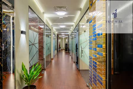 Office for Rent in Al Markaziya, Abu Dhabi - Corridor (2). jpg