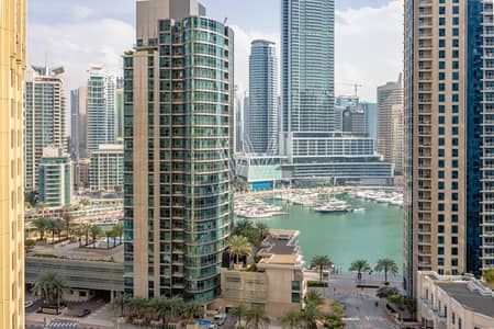 Studio for Sale in Jumeirah Beach Residence (JBR), Dubai - Marina View |Fully Furnished|Vacant| Middle Floor