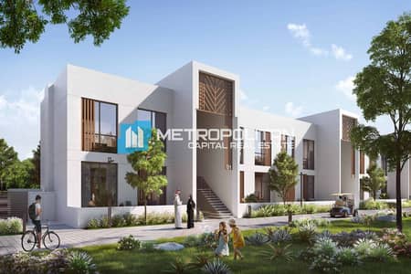 4 Bedroom Townhouse for Sale in Yas Island, Abu Dhabi - Corner 4BR TH | Direct To The Park | Best Buy