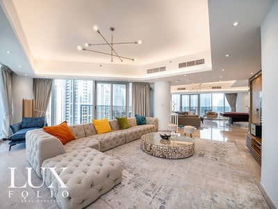 شقة 6 غرف نوم للايجار في دبي مارينا، دبي - شقة في أوره مساكن هاربور،دبي مارينا 6 غرف 700000 درهم - 8868350