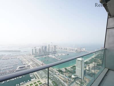 3 Bedroom Apartment for Rent in Dubai Marina, Dubai - PALM AND GULF VIEWS | FENDI UNIT | VACANT