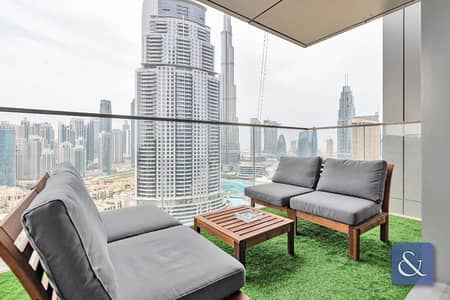 2 Bedroom Apartment for Rent in Downtown Dubai, Dubai - Two Bedroom | Burj Facing | Three Cheques
