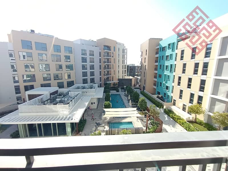 Luxurious brand 2 bedroom apartment available with big trace in al Zahia uptown just 105k