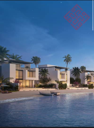 5 Bedroom Townhouse for Sale in Sharjah Waterfront City, Sharjah - Beachfront 5 Master Bedrooms Villa