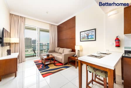 شقة فندقية 1 غرفة نوم للايجار في مدينة دبي الرياضية، دبي - شقة فندقية في فندق وأجنحة تريبان من فخرالدين،مدينة دبي الرياضية 1 غرفة 90000 درهم - 8975763